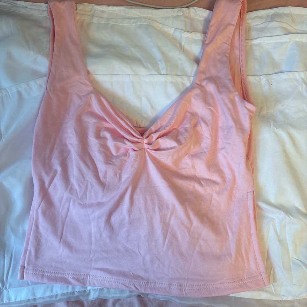 Pink Sleeveless Top